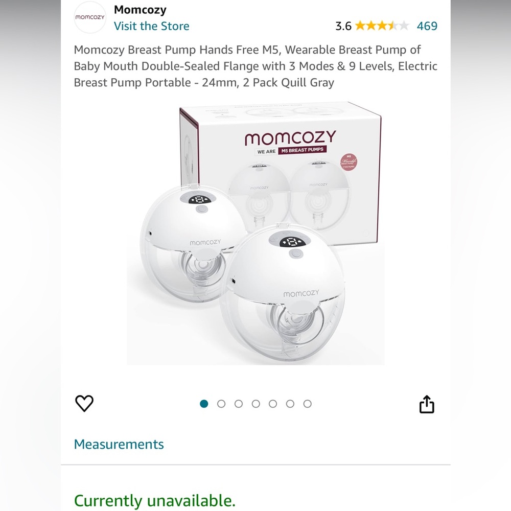 Gently used Momcozy m5